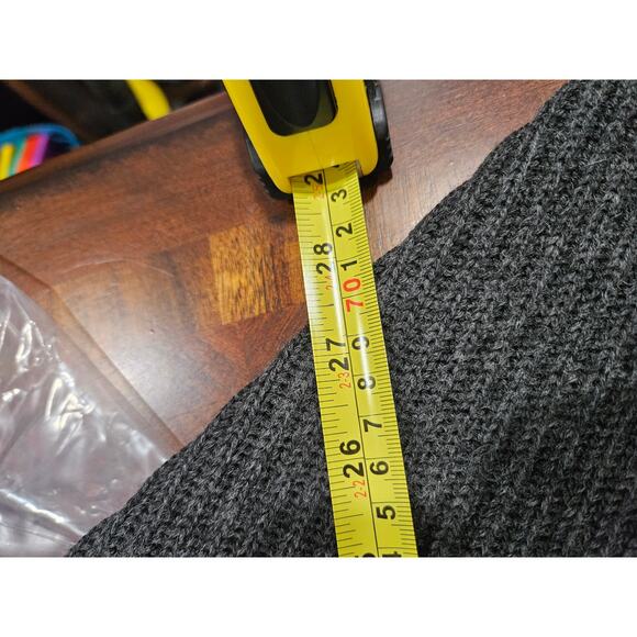 Soft Surroundings Gray Wool Blend Cape Poncho Fall Winter Sweater Lagenlook - Picture 9 of 10